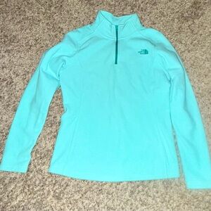 The North Face Aqua 1/4 Zip Aqua Pullover - Women’s Small - Like New